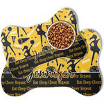 Cheer Bone Shaped Dog Food Mat (Personalized)