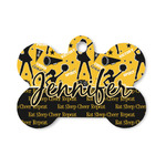Cheer Bone Shaped Dog ID Tag - Small (Personalized)