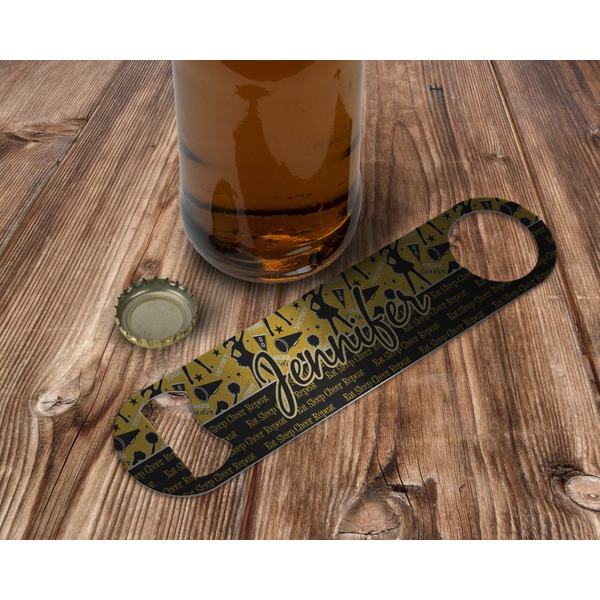 Cheer Bottle Opener - In Use