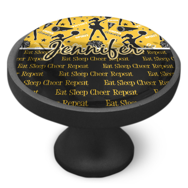 Cheer Cabinet Knob - Black - Side