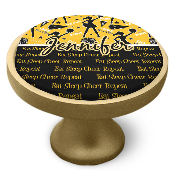 Cheer Cabinet Knob - Gold - Side
