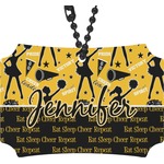 Cheer Rear View Mirror Ornament (Personalized)