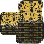 Cheer Car Floor Mats Set - 2 Front & 2 Back (Personalized)