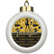 Cheer Ceramic Ball Ornament (Personalized)