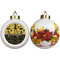 Cheer Ceramic Christmas Ornament - Poinsettias (APPROVAL)