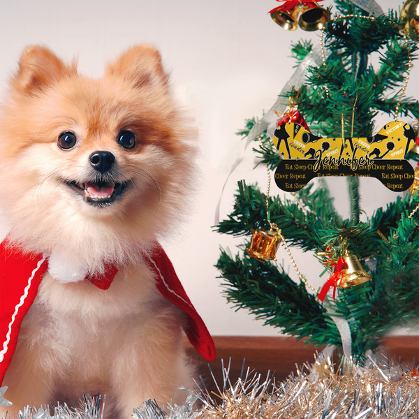 Cheer Ceramic Flat Ornament - Bone (LIFESTYLE)