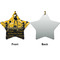 Cheer Ceramic Flat Ornament - Star Front & Back (APPROVAL)