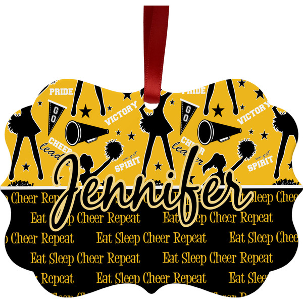Cheer Christmas Ornament (Front View)