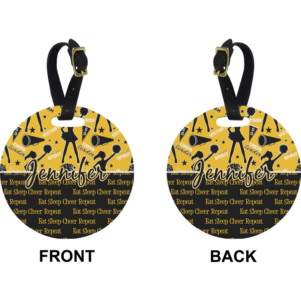 Cheer Circle Luggage Tag (Front + Back)