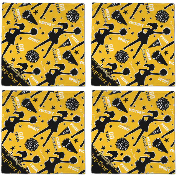 Cheer Cloth Napkins - Personalized Dinner (APPROVAL) Set of 4