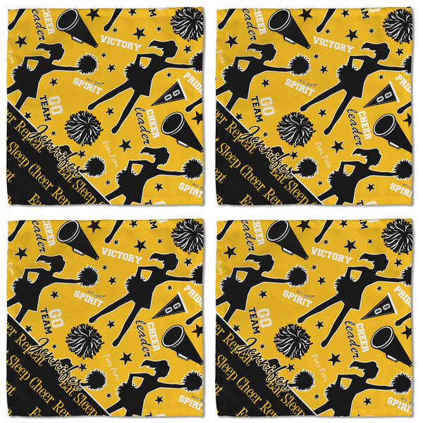 Cheer Cloth Napkins - Personalized Lunch (APPROVAL) Set of 4