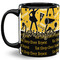 Cheer Coffee Mug - 11 oz - Full- Black