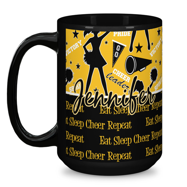 Cheer Coffee Mug - 15 oz - Black