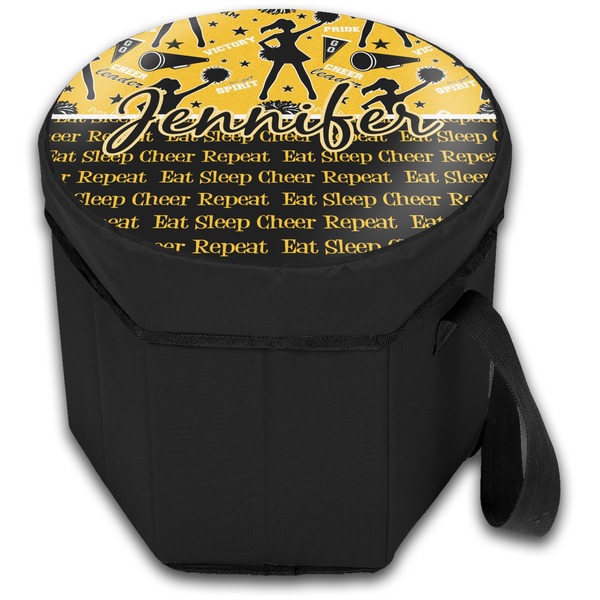 Cheer Collapsible Personalized Cooler & Seat (Closed)