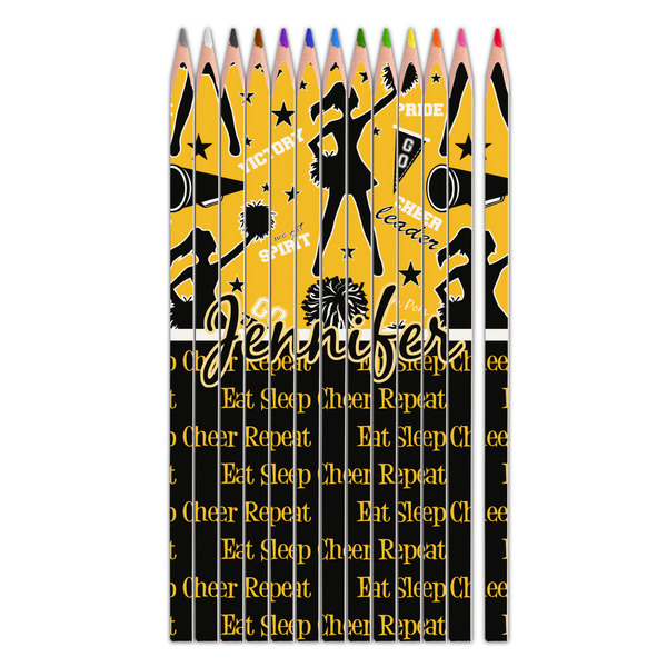 Custom Cheer Colored Pencils (Personalized)