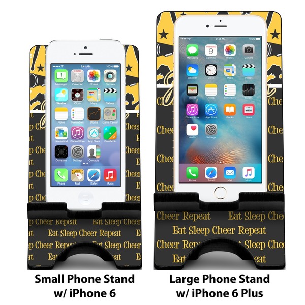Cheer Compare Phone Stand Sizes - with iPhones