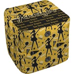 Cheer Cube Pouf Ottoman - 18" (Personalized)