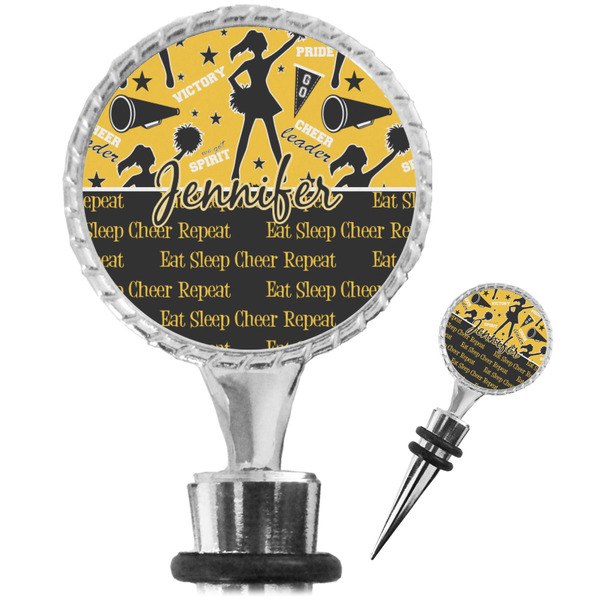 Custom Cheer Wine Bottle Stopper (Personalized)
