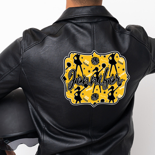 Cheer Custom Shape Iron On Patches - XXXL - APPROVAL