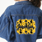 Cheer Twill Iron On Patch - Custom Shape - 3XL (Personalized)