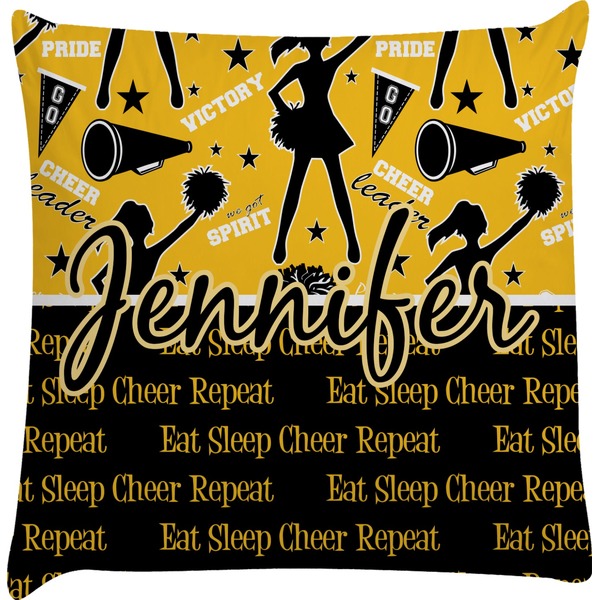 Custom Cheer Decorative Pillow Case (Personalized)