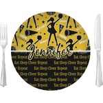 Cheer 10" Glass Lunch / Dinner Plates - Single or Set (Personalized)