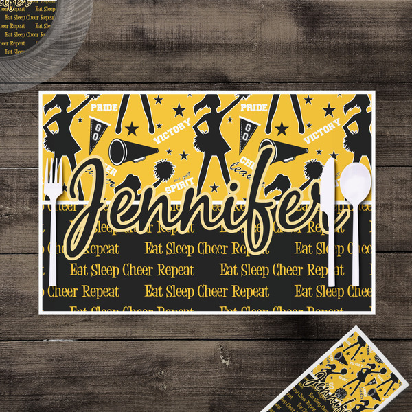 Cheer Disposable Paper Placemat - In Context