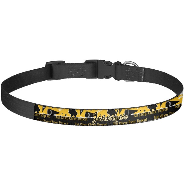 Custom Cheer Dog Collar - Large (Personalized)