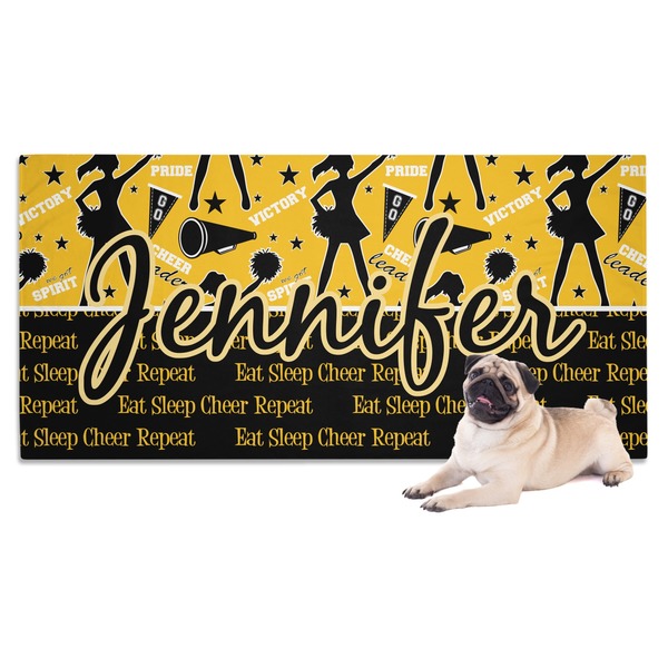 Custom Cheer Dog Towel (Personalized)