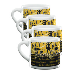 Cheer Double Shot Espresso Cups - Set of 4 (Personalized)