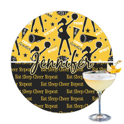 Cheer Printed Drink Topper (Personalized)