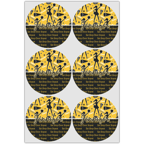 Cheer Drink Topper - XLarge - Set of 6