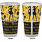 Cheer Pint Glass - Full Color - Front & Back Views