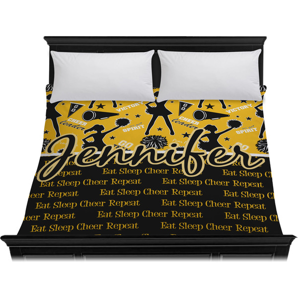 Cheer Duvet Cover - King - On Bed - No Prop