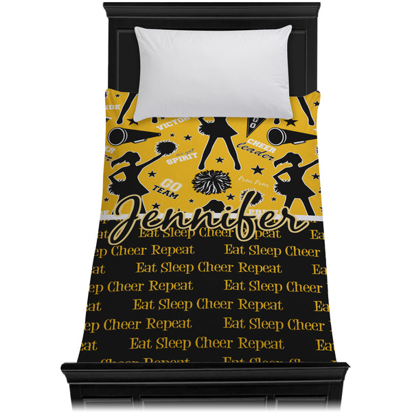 Cheer Duvet Cover - Twin XL - On Bed - No Prop