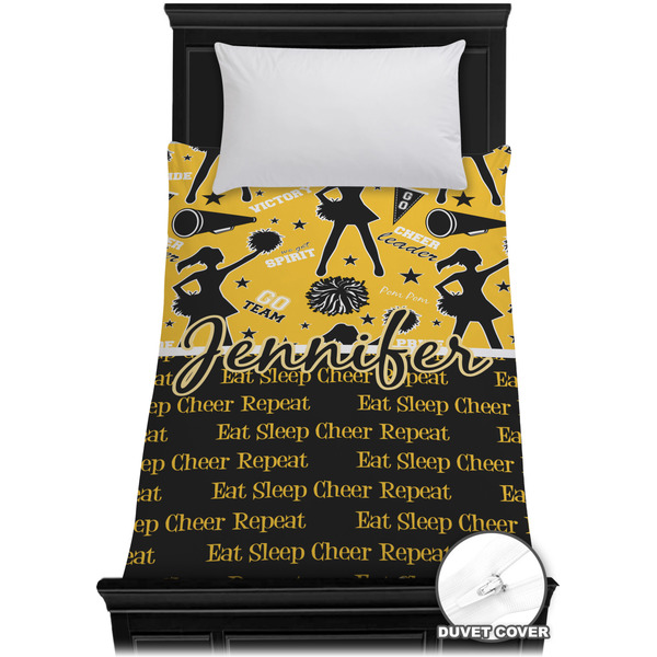 Custom Cheer Duvet Cover - Twin XL (Personalized)