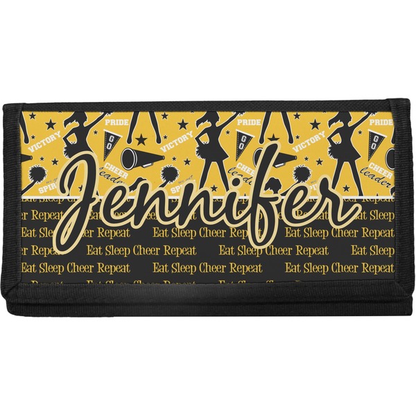 Custom Cheer Canvas Checkbook Cover (Personalized)