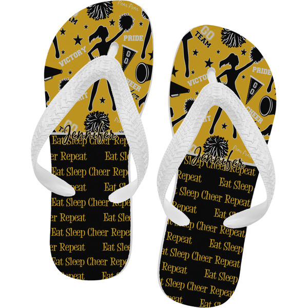 Custom Cheer Flip Flops - Small (Personalized)