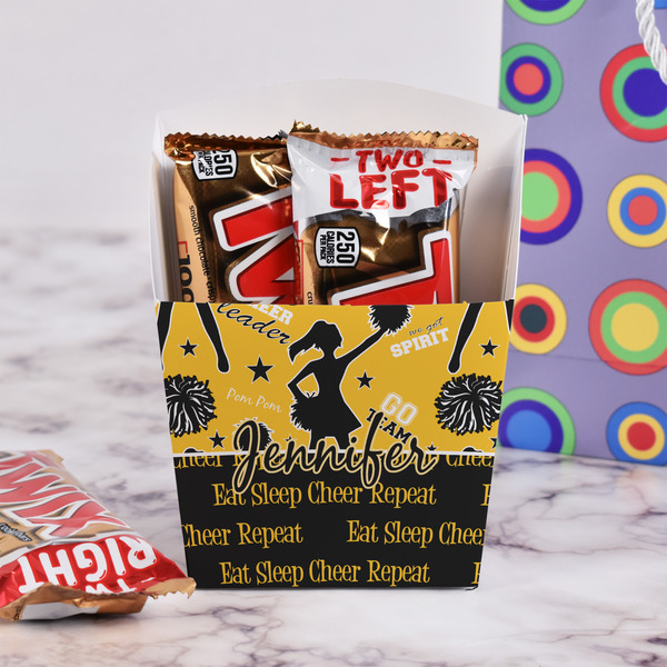 Cheer French Fry Favor Box - w/ Treats View