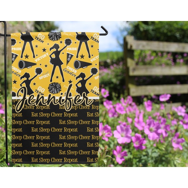 Cheer Garden Flag - Outside In Flowers