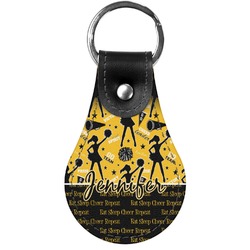 Cheer Genuine Leather  Keychains (Personalized)