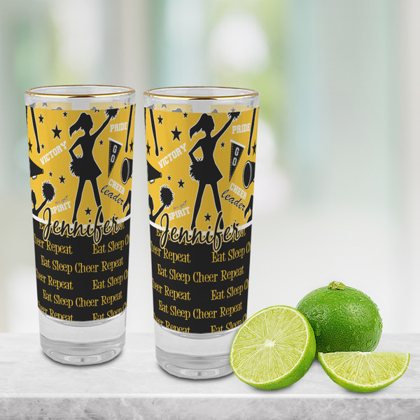 Cheer Glass Shot Glass - 2 oz - LIFESTYLE