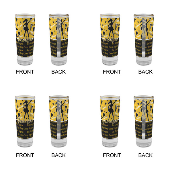 Cheer Glass Shot Glass - 2 oz - Set of 4 - APPROVAL