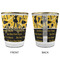 Cheer Glass Shot Glass - with gold rim - APPROVAL