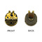 Cheer Golf Ball Hat Clip Marker - Apvl - GOLD
