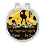 Cheer Golf Ball Marker - Hat Clip - Silver