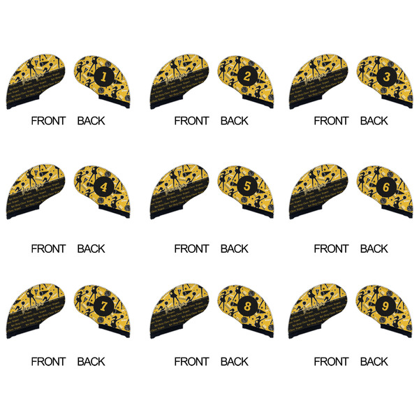 Cheer Golf Club Covers - APPROVAL (set of 9)