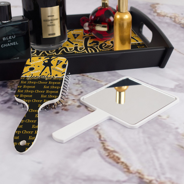 Cheer Hair Brush - With Hand Mirror