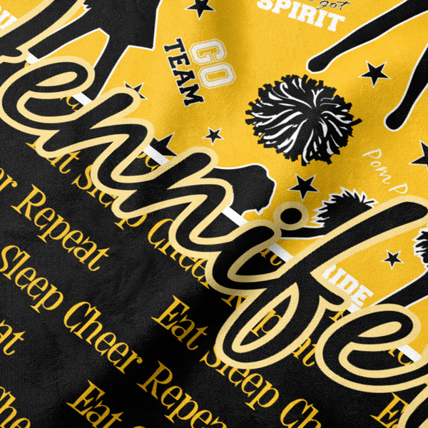 Cheer Hooded Baby Towel- Detail Close Up