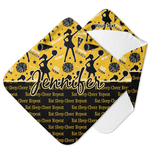 Custom Cheer Hooded Baby Towel (Personalized)